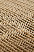 FLECKED RECTANGULAR COTTON JUTE AREA RUG