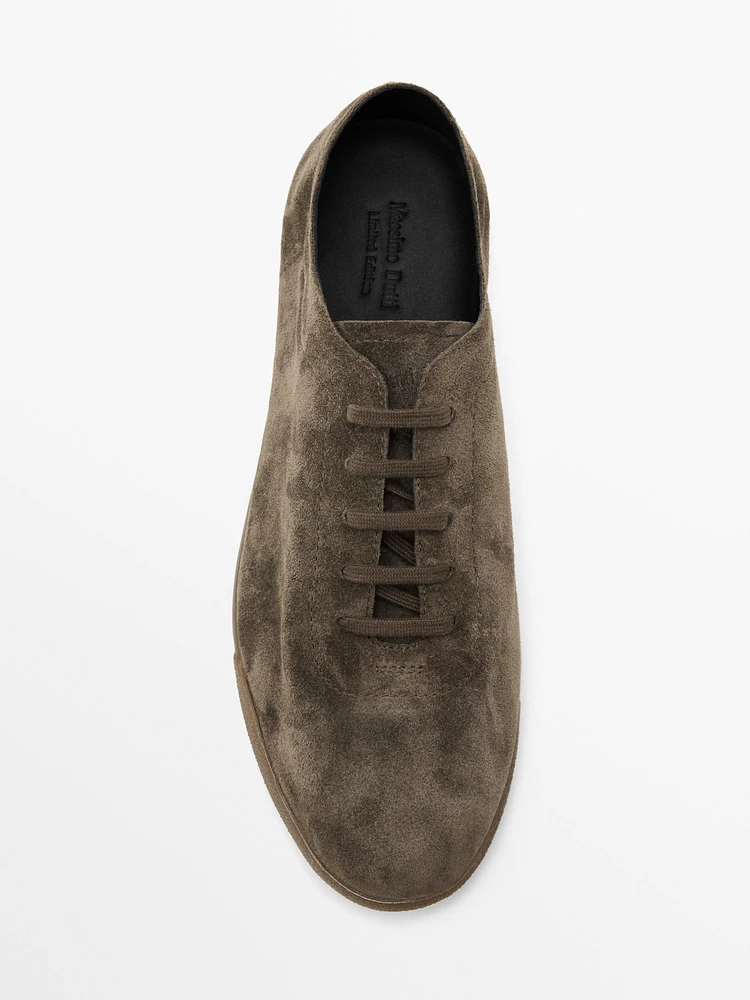 Soft split suede trainers - Limited Edition