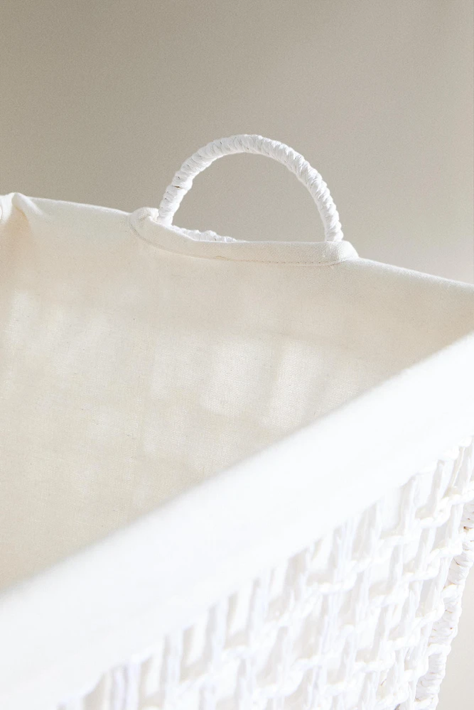 PANIER AVEC TISSU INTÉRIEUR