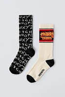 TWO-PACK OF STRANGER THINGS ™/ © NETFLIX SOCKS