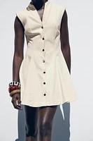SLEEVELESS MINI DRESS