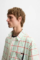 CHEMISE BOXY FIT À CARREAUX