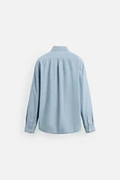 CHEMISE STRUCTURE CHAMBRAY