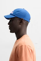EMBROIDERED TEXT CAP