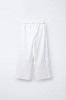 PANTALON À TEXTURE CEINTURE