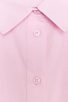 POPLIN SHIRT WITH TIES