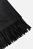 FRINGED SCARF