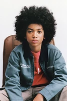 EMBROIDERED TWILL JACKET