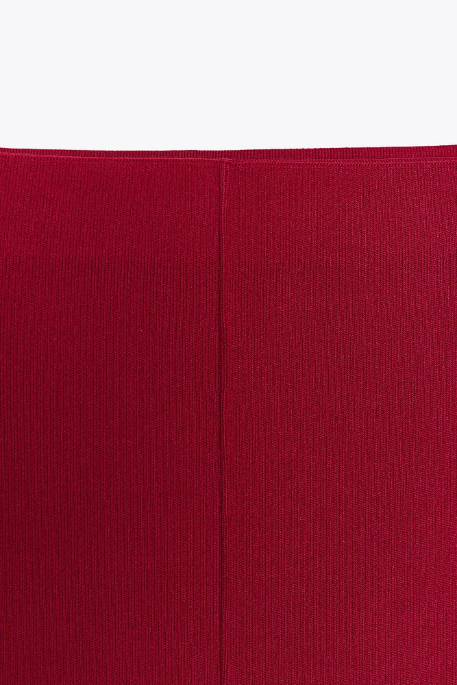 BASIC KNIT MINI SKIRT