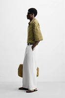 STRIPED RELAXED FIT POLO SHIRT