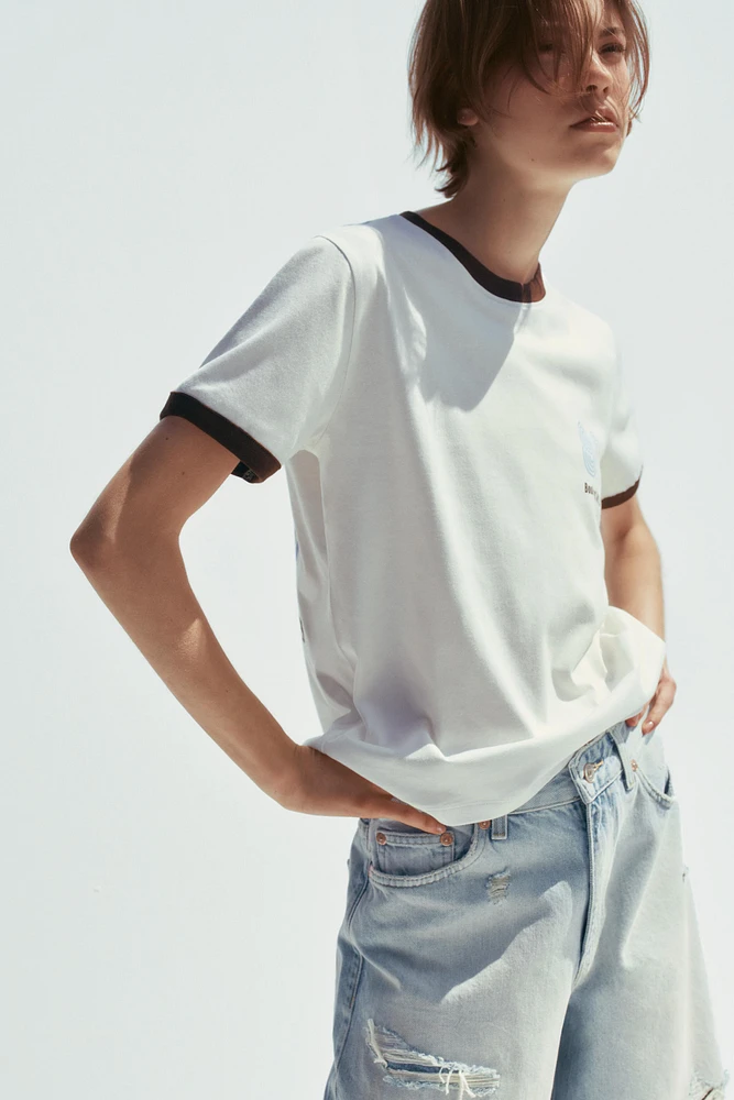 BRIGHT PRINT T-SHIRT