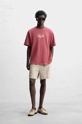 COMBINATION EMBROIDERED T-SHIRT