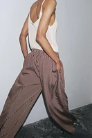 ZW COLLECTION STRIPED FLOWY PANTS