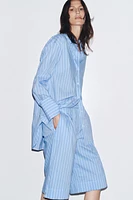 ZW COLLECTION STRIPED OVERSIZED SHIRT