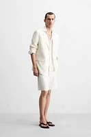 BLAZER DE COSTUME 100 % LIN