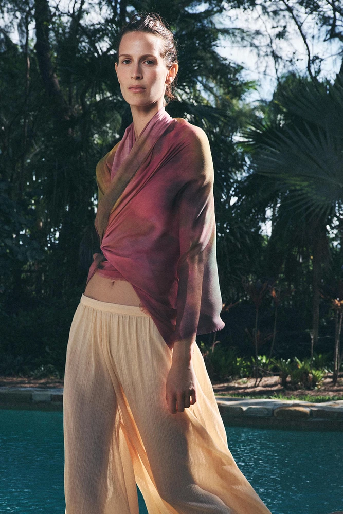 MODAL TIE-DYE PRINTED SCARF