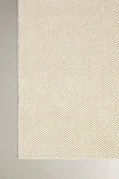 RECTANGULAR DOUBLE BOUCLÉ JUTE AREA RUG