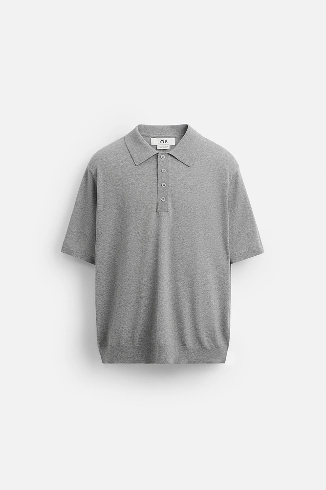 POLO EN MAILLE MÉLANGE DE COTON ÉDITION LIMITÉE