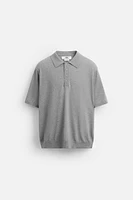 LIMITED EDITION COTTON BLEND KNIT POLO