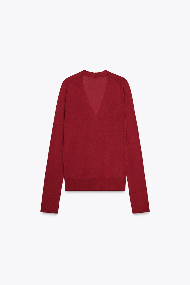 GILET EN MAILLE FINE