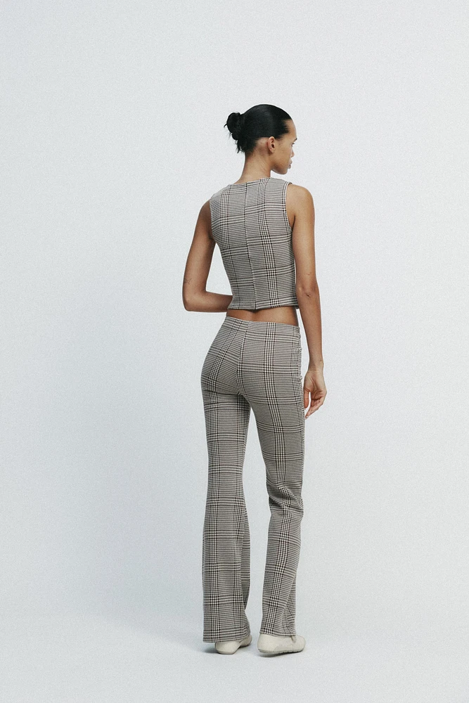 INTERLOCK KNIT VEST TOP