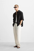 RELAXED FIT FLOWY SHIRT