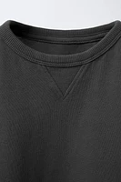 PLAIN T-SHIRT AND BERMUDA JOGGING SET