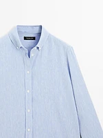 Long sleeve linen shirt