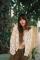 SEQUIN MACRAMÉ JACKET