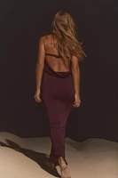STRAPPY BACK BANDEAU DRESS