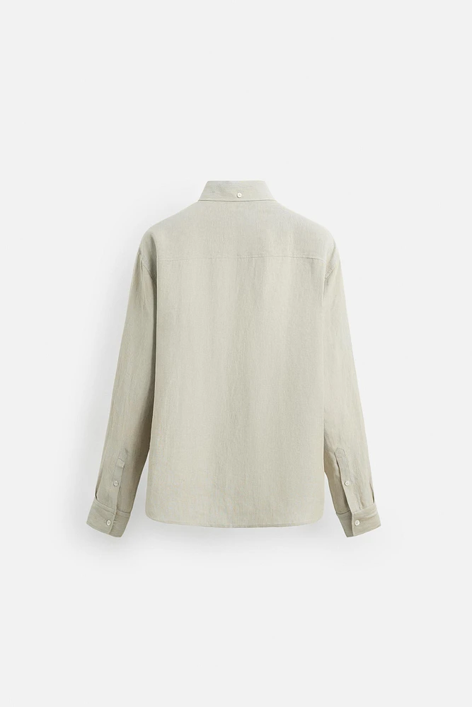 100% HEMP CONTRAST SHIRT
