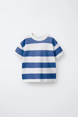 T-SHIRT BASIQUE À RAYURES