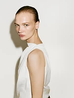 Top fluide drapé asymétrique - Limited Edition