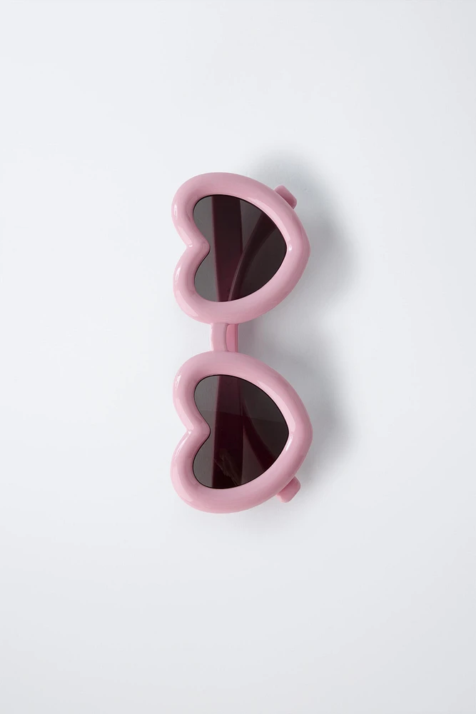 HEART PLASTIC SUNGLASSES