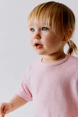 PLAIN T-SHIRT AND BERMUDA SET