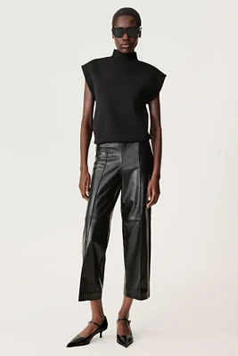 FRONT SEAM LEATHER PANTS 50TH ANNIVERSARY
