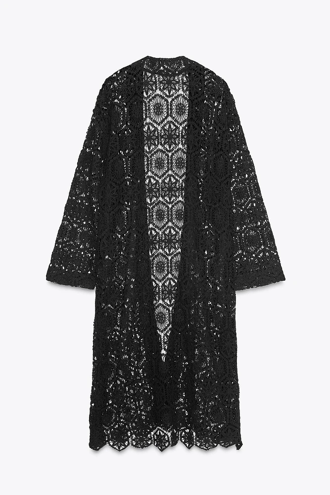 KIMONO LONG CROCHET