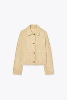 VESTE EN CUIR DAIM 100 % ZW COLLECTION LIMITED EDITION