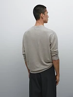 Lightweight 100% linen knit sweater