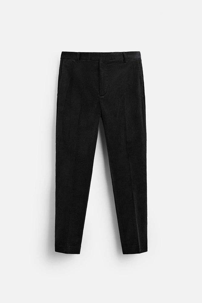 CORDUROY SLIM FIT PANTS