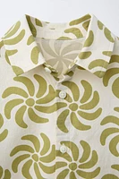 CHEMISE IMPRIMÉE FORMES GÉOMÉTRIQUES