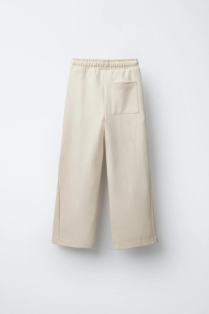 STRAIGHT FIT CENTRAL SEAM PANTS