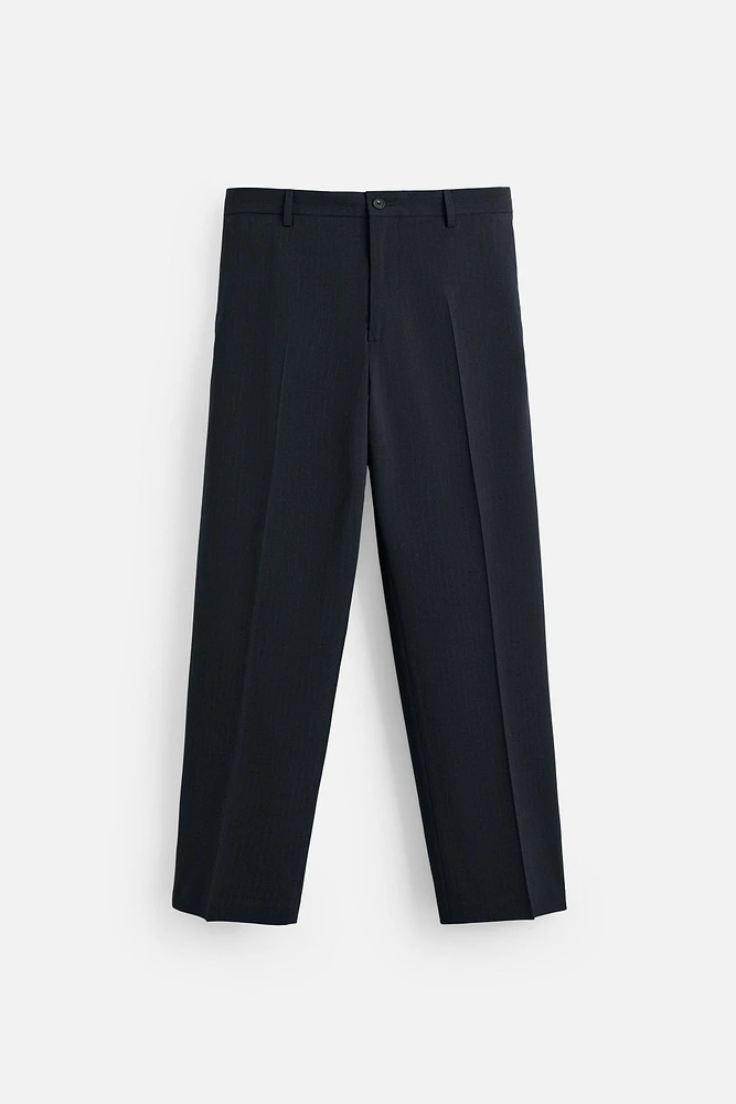 PINSTRIPE SUIT PANTS