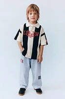 STRIPED SOCCER POLO SHIRT