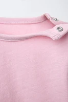 PLAIN T-SHIRT AND BERMUDA SET