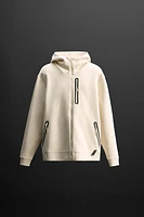 TECHNICAL ZIP SWEATSHIRT