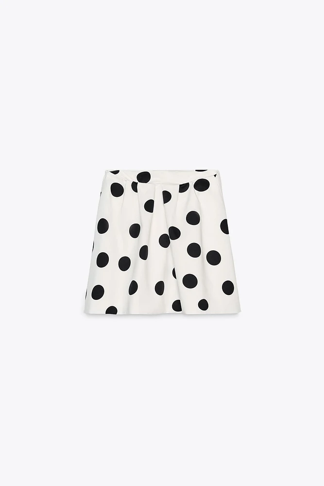 TOP BUSTIER À POIS