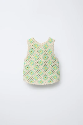 CROCHET KNIT TOP