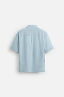 CHEMISE EN COTON ET LIN