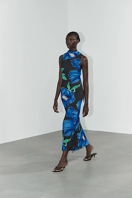 ROBE FLUIDE IMPRIMÉE